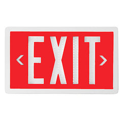 10-Year Self Luminous Exit Sign - Double Sided