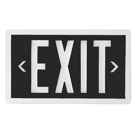 Black Tritium Exit Sign