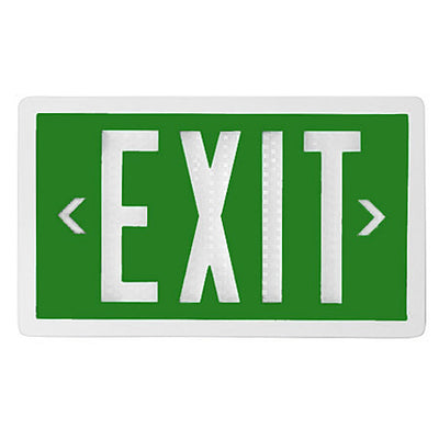 Green Self Luminous Exit Sign